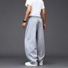 Мужские свободные повседневные спортивные штаны с эластичной талией и кулиской