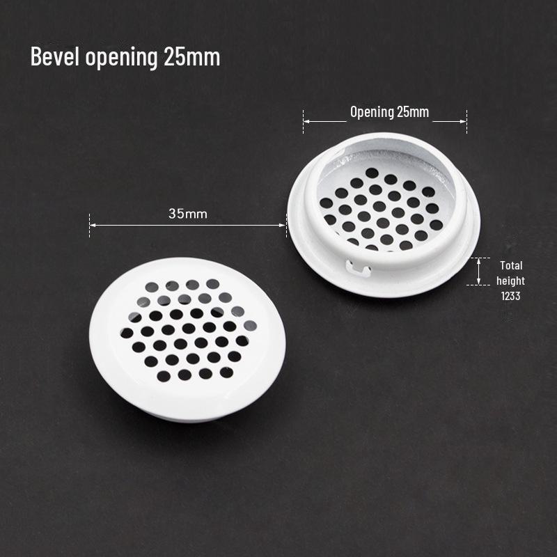 Sukop утолщенная круглая вентиляционная крышка из нержавеющей стали для гардероба и обувных шкафов