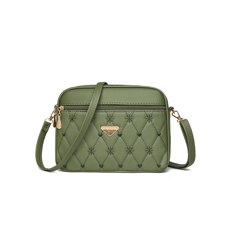 Сумки Вышитая сумка подмышку Новый стиль Модная маленькая квадратная сумка Модная и универсальная сумка на одно плечо