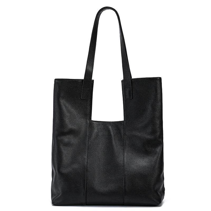 Осенне-зимняя сумка через плечо высокого класса, новая универсальная сумка для поездок на работу, большая вместимость, кожа чжурчжэней