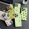 Cover for Motorola Moto G86 G57 E14 E15 G14 G34 G67 G84 G24 A54 G15 Power E22 Casing Phone Case Avocado Strawberry fruit Summer