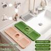 Slope Faucet Splash  Pad Quick Dry Water Drip Catcher Stable Silicone Sink Drying Mat  Kitchen