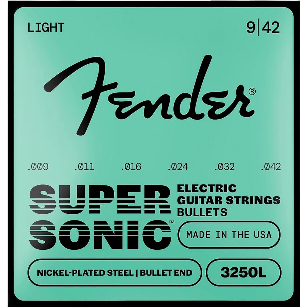 Fender Fender Струны для электрогитары SuperSonic™ Bullets® 3250L Струны для гитары, Никелированные St...