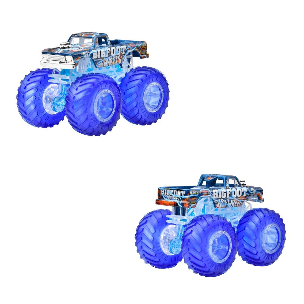 Hot Wheels Monster Truck Power Smashers Assortment Box of 6 Toy Miniature Ages (6 cars) - Vehicles, Cars, 3+, Multi-color, 986B-HYJ19