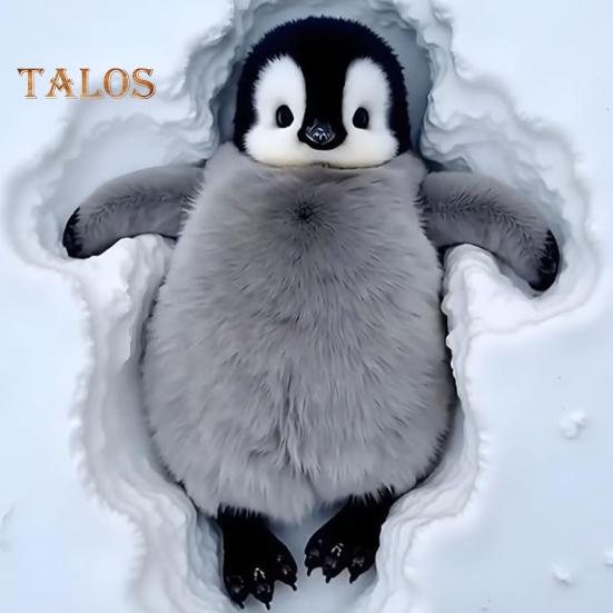 Реалистичный плюшевый робот-пингвин, мягкая игрушка-пингвин с интеллектуальной голосовой системой, интерактивный партнер эмоциональной поддержки