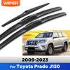 Комплект передних и задних щеток стеклоочистителя для Toyota Prado J 150 J150 2009 10 11 12 13- Лобовое стекло Окно 26"+20"+12"
