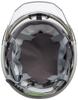 Пластиковая каска DIC с прозрачным защитным щитком и полистироловым легким козырьком AA11EVO-CS, подкладка, серая/дымчатая AA11-CS-HA6E2-A11-GY-S