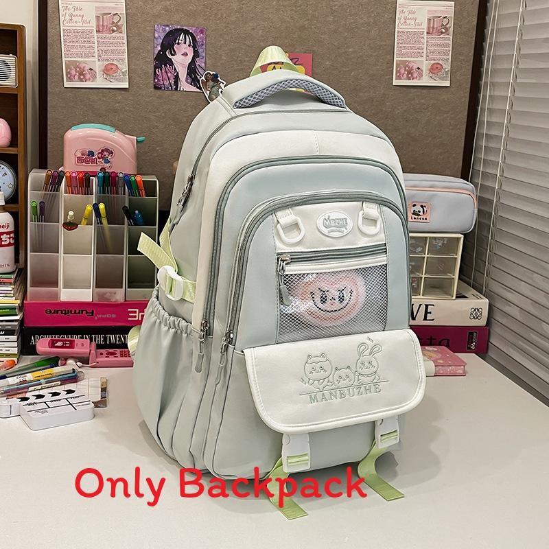 Animal Pattern Cartoon Lightweight Backpack Fashionable And Fresh Student Bag