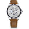 Victorinox Fieldforce Classic GMT Кварцевые часы Подарок 241931 Черная нержавеющая сталь 42 мм