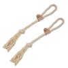 2PCS Curtain Tieback Cotton Curtain Holdback Rope Curtain Magnetic Cord for Household