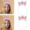 Sparkling Birthday Hairbands Cute Headbands Crown Costume Birthday Headpiece Baby Crown Sequined Hair Hoop