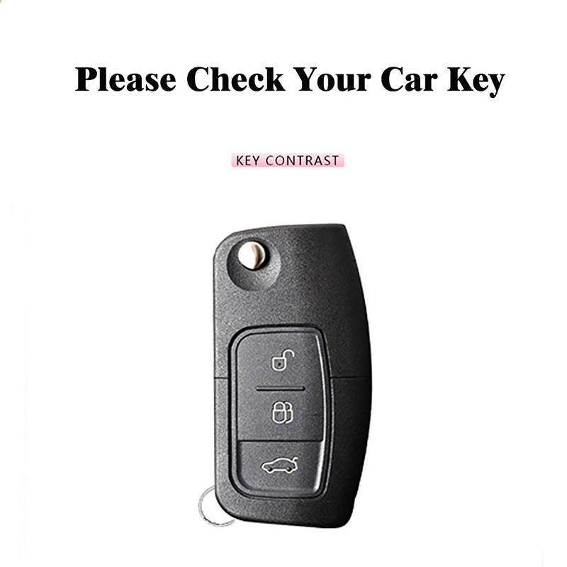 Чехол для ключа автомобиля для Ford Fiesta Focus Mondeo Falcon B-Max C-Max S-Max Eco Sport Galaxy Territory Бесключевой Брелок Защитный Чехол