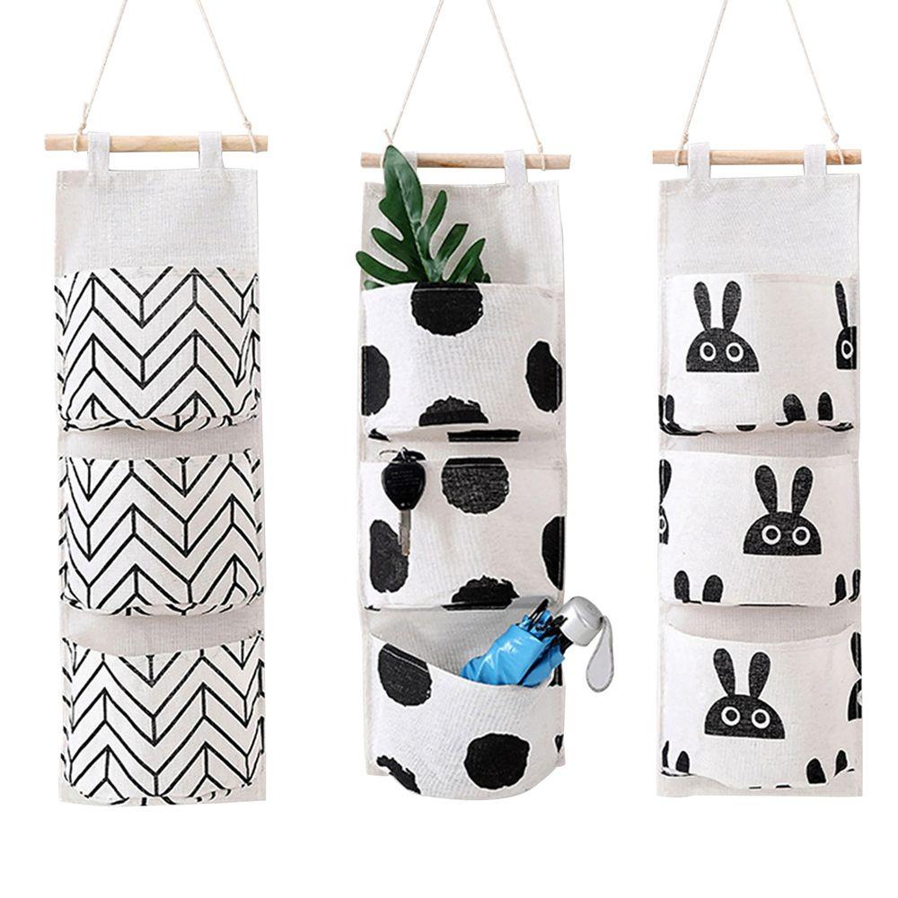 Cosmetic Toys Organizer Hanging Storage Bag Wall Pouch Hanging Organizers Sundries Storage Bag