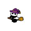 Halloween Cartoon Panda Enamel Brooch Pumpkin Head Witch Vampire Skull Pattern Alloy Badge Pin For Halloween Clothing Backpack Decoration