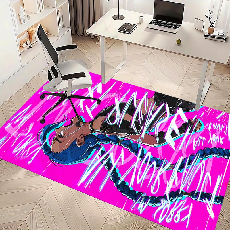 Jinx Printed Absorbent Washable Carpet, Non-Slip Bathroom Mats, Kitchen Rugs, Yoga Mat,Living Room Entrance, Camping Picnic Rugs