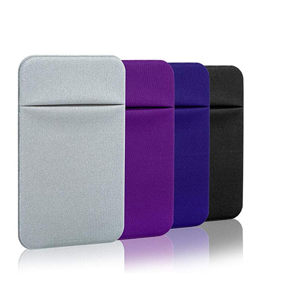 Wallet Adhesive Phone Cash Holder Slim Stick-on Card Pocket Phone Back Pocket Phone Card Holder