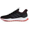 Neo Questar Trail Woven Shock Absorbing Non-Slip Low-Top Running Shoes Men Sneakers Black Red BB7490