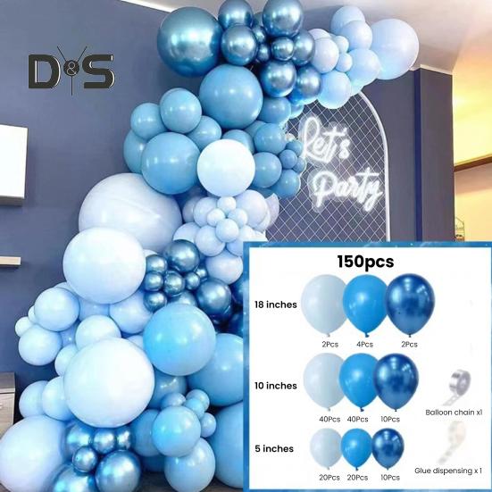 Комплект для гирлянды из воздушных шаров, набор латексных шаров для дня рождения, выпускного, детского душа, свадебного украшения