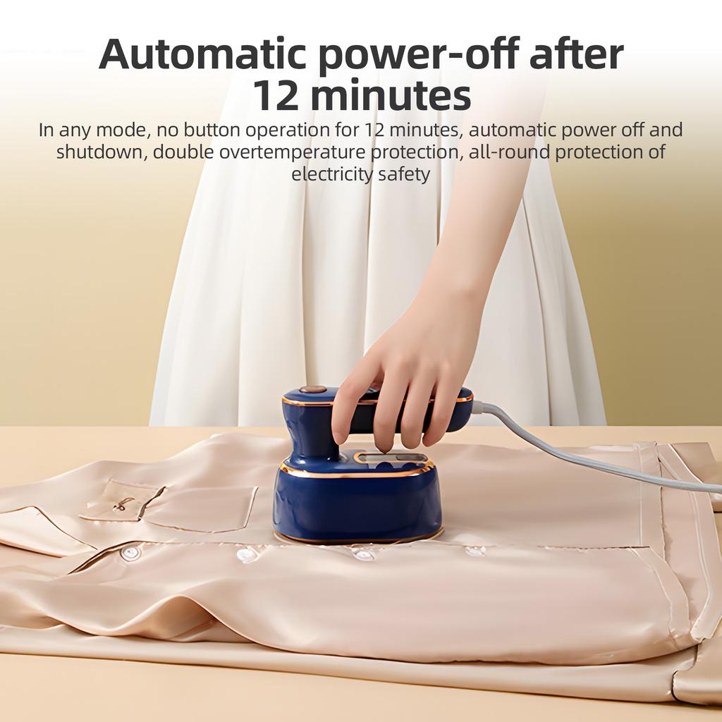 Портативный ручной утюг 20s с быстрым нагревом для удаления морщин на ткани 2 в 1 вращающийся утюг для путешествий отпариватель
