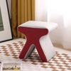 Nordic Shoes Changing Stool Doorway Living Room Creative Cloth Technology Short Stool Light Luxury Dressing Room Small Stools