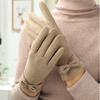Cold Protection Full Finger Korean Style Mittens German Fleece  Gloves Women's Gloves