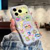 Cartoon Role T-Tamagotchi Dog Phone Case for iPhone 17 16 15 14 13 12 11 Pro Max Plus Air Mini 16E ProMax Transparent Case