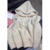 Sweet and Lazy Fashion Soft Waxy Milk Hooded Cardigan Sweater Women's 2024 New Winter Knitted Sweater