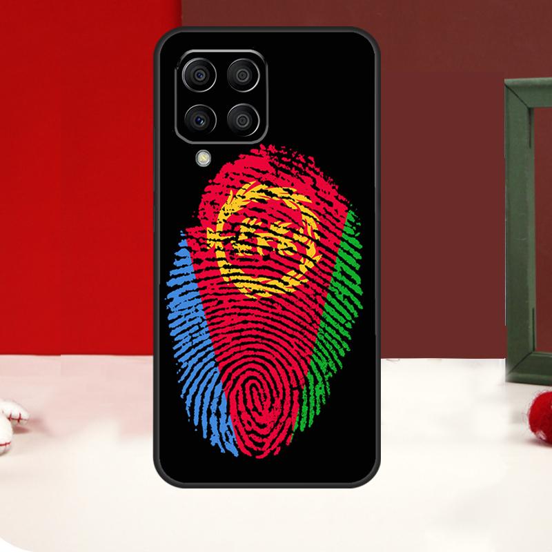 Eritrea Flag Case For Samsung Galaxy M55 M35 M15 M56 M36 M16 M31 M21 M13 M33 M53 M12 M32 M52 M14 M34 M54