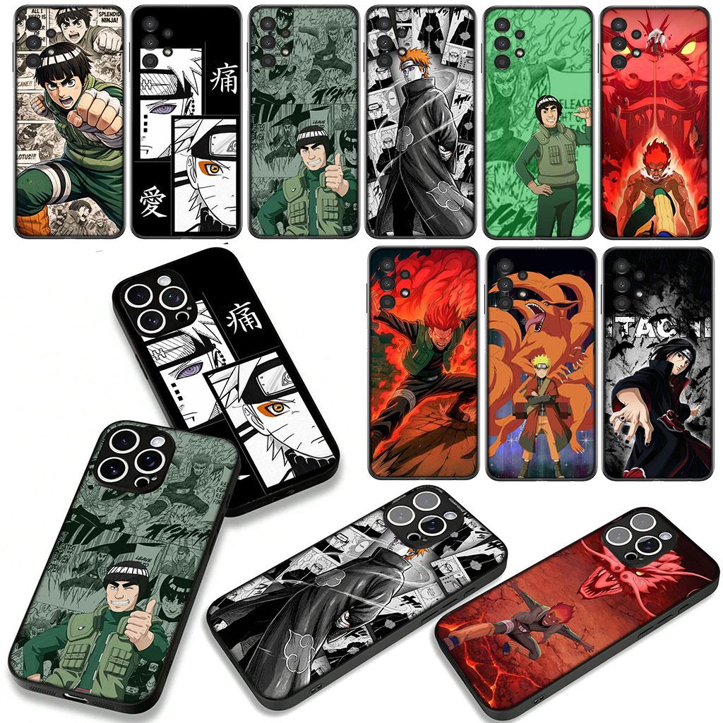 Кейс Might Guy Narutos Itachi Pain Akatsuki для Samsung Galaxy A25 A37 A57 A12 A14 A31 A50 A51 A70 A71 A72 A04 Note 20 9 8 10
