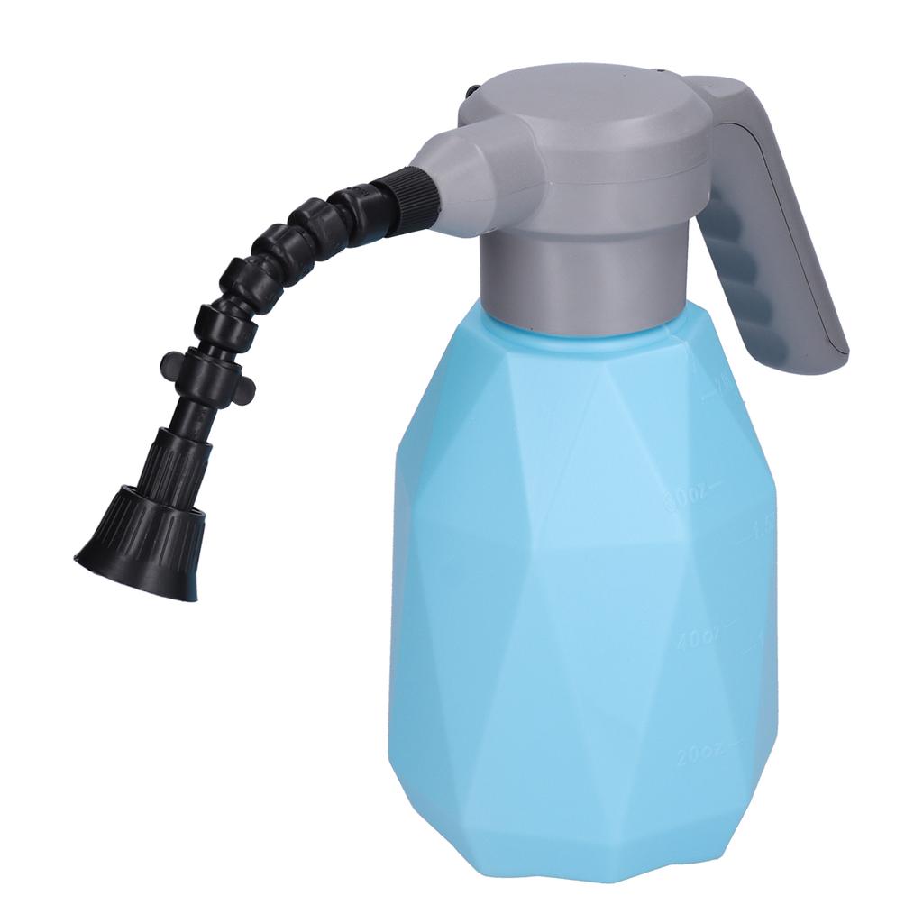 Бутылка для полива 2 л, электрическая, бытовая, USB, универсальный, садовый, разбрызгиватель, поливочный горшок, синий
