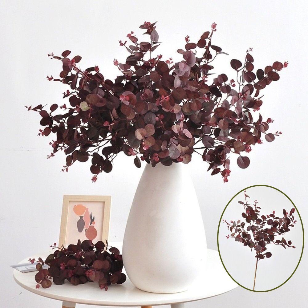 75cm Artificial Eucalyptus Leaves Greenery Artificial Plants New Home Decoration Photography Props