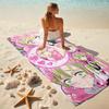 Japanese artist Koyoharu Gotouge's Demon Slayer beach towel, outdoor camping vacation swimming beach towel, outdoor absorbent bath towel blanket K15