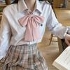 Детский галстук-бант в горошек с длинными завязками, цветок с принтом для девочек, школьные модные аксессуары