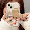 Кофейный спортивный чехол в американском стиле для iphone 17 16pro 15pro14 13 12 11 12pro 13pro max 14plus Силиконовый защитный чехол от падений