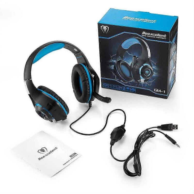 Gaming Headset Wired Stereo Headphone Noise Canceling Earphone For PS4 PC Laptop