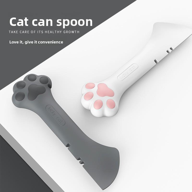 Pet Can Spoon, Can Opener, Wet and Dry Food Spoon, Cat Tableware, Feeding and Mixing Spoon, Cat Pet Shovel