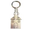 1 пара кулонов в виде домиков из сплава, брелок для ключей для пары, брелок для ключей от дома, женский, мужской, DIY-декор