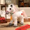 Long Mane Standing Foal Plush Doll Fluffy Tail Cartoon Horse Stuffed Toy Pony Plush Toys  Kids Gift