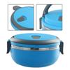 Контейнеры для ланч-бокса 700 мл Портативные Уличные Круглые из нержавеющей стали