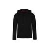 Sports Casual Hooded Zip-Up Jacket Men Outerwear Black FP8206