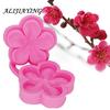 Silicone Mold Plum Blossom Sugarcraft Flower Fondant Chocolate Mould Wedding Cake Decorating Tools
