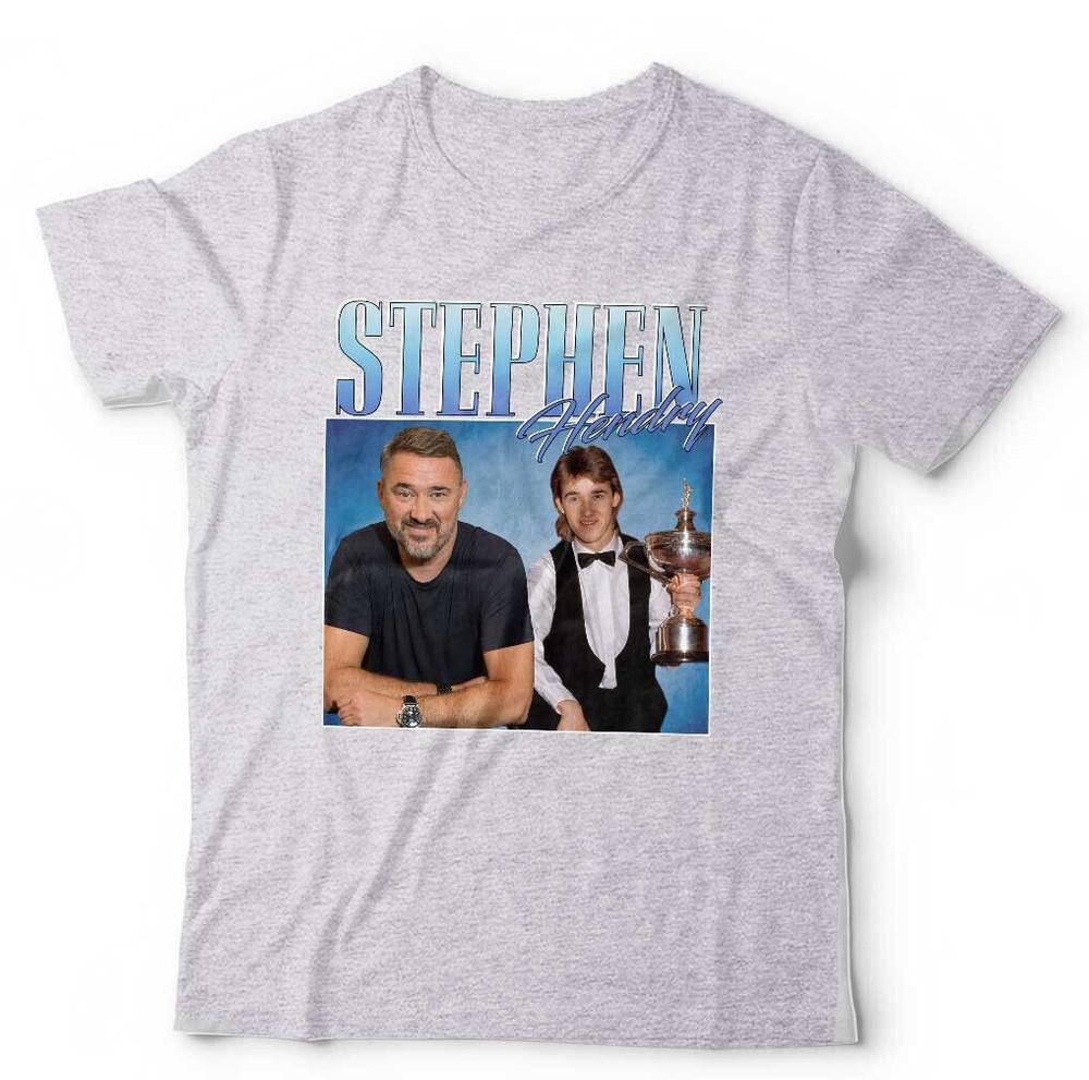 Stephen Hendry Tshirt Appreciation Unisex Kids Snooker Throwback Homage Funny