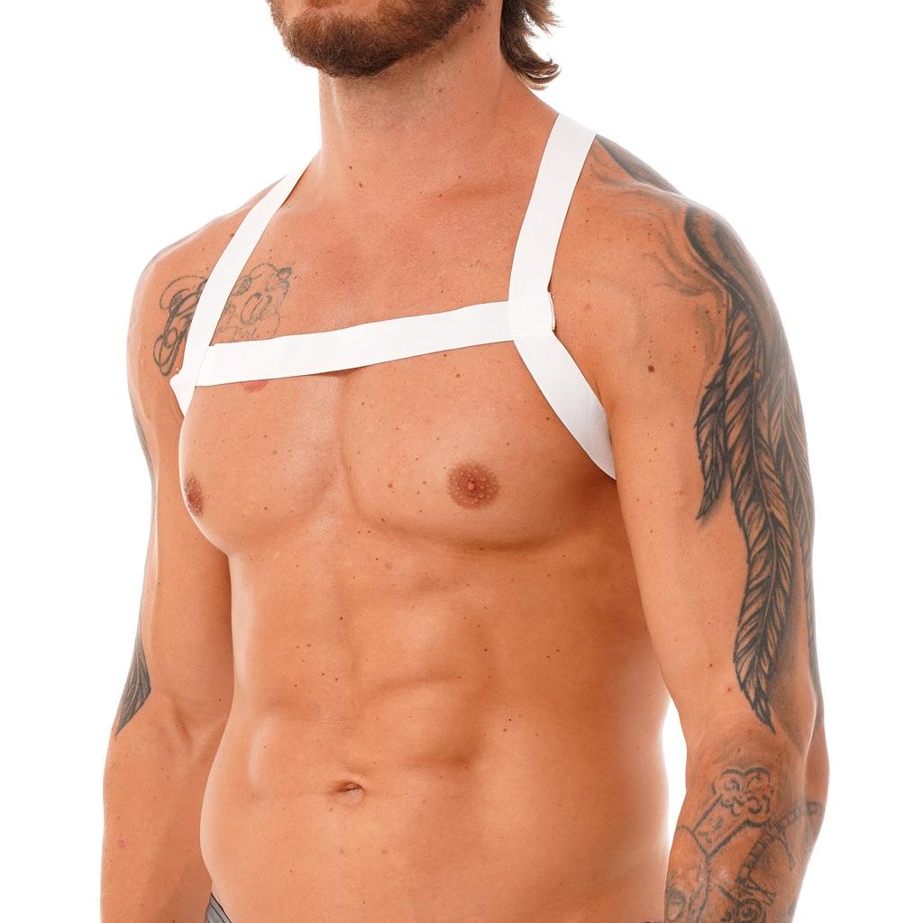 Мужской X-образный эластичный пояс на спине, груди, мышцах, ремень, костюм в стиле панк, плечевой ремень