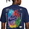 Nike Футболка SB с отпечатком пальца 'Midnight Navy' FV3502-410