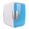 Small Car Refrigerator 4L Portable 2 Layers 48W Power Outdoor Car Cooler for Camping Blue