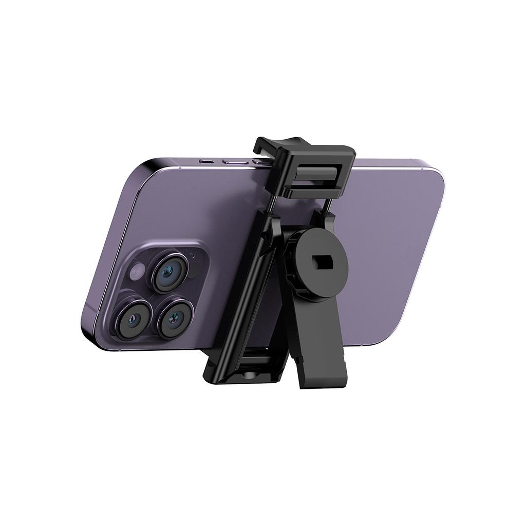 Selfie Stick WC13YDS Telescopic Tripod 4.3ft with Dual Light & Phone Holder - Black