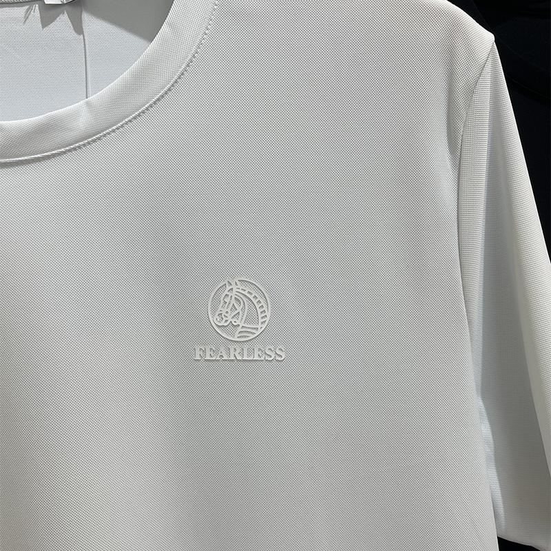 Men's and Women's Round Neck Short Sleeve T-shirt