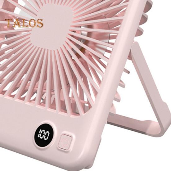 Электрический мини-вентилятор с бесщеточным двигателем, 5 скоростей, мощный поток воздуха, низкий уровень шума, компактный дизайн, портативный вентилятор воздушного охлаждения