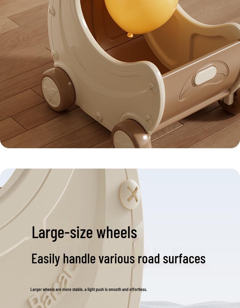 Детская тележка для игрушек на тему бананов: Органайзер для хранения пазлов и ролевых игр для раннего развития