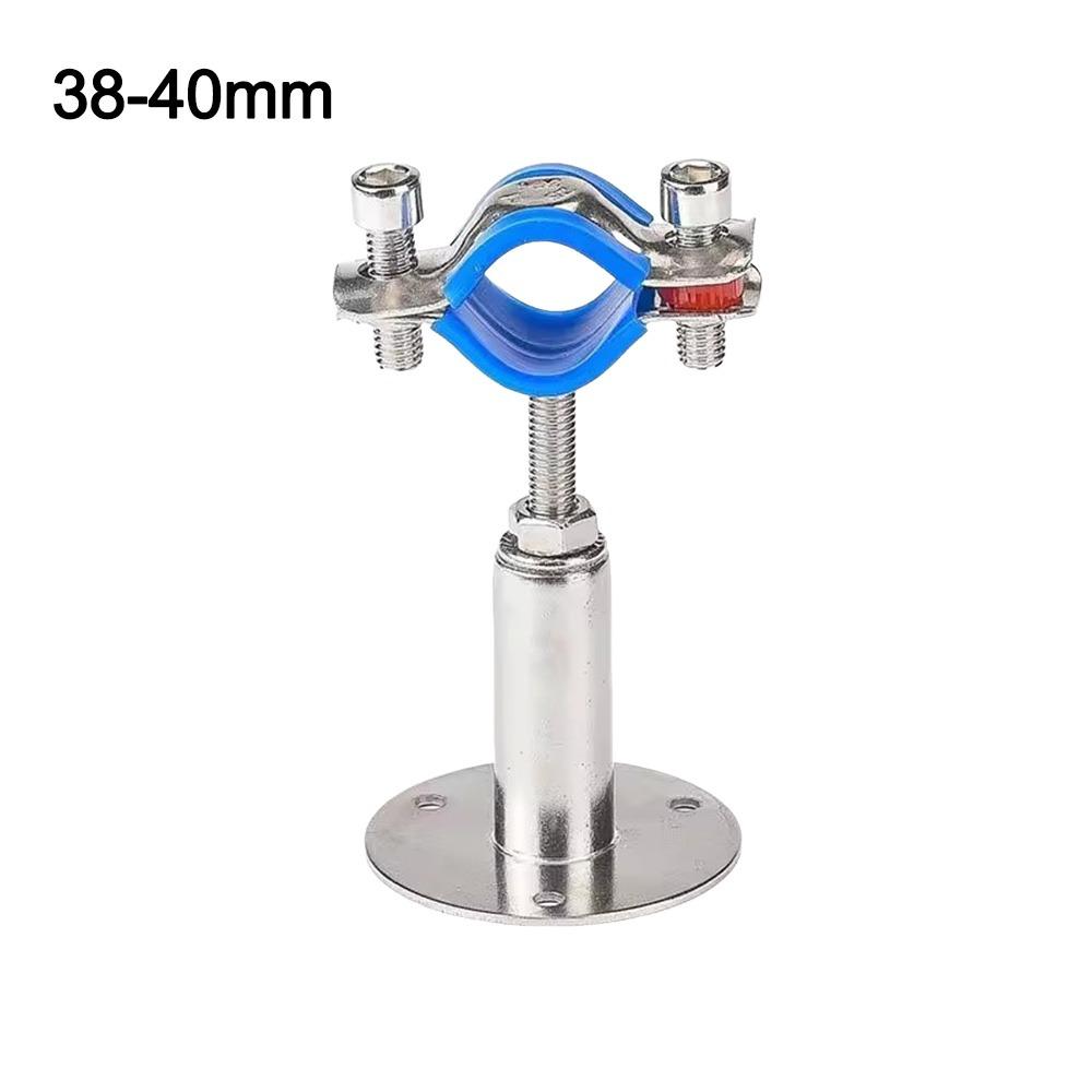 50-95 мм Кронштейн-хомут для трубы 304 Нержавеющая сталь Регулируемый стержень Опорный зажим С основанием Подвеска Телескопический кронштейн для трубы